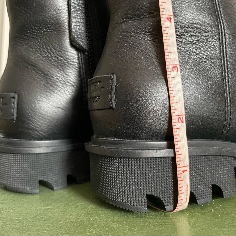 Sorel PHOENIX Waterproof Boots in Black Leather